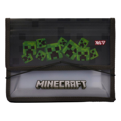 Папка для зошитів пл. на гумці В5 "Yes" /492360/ "Minecraft.Creepers" (1/24/96)