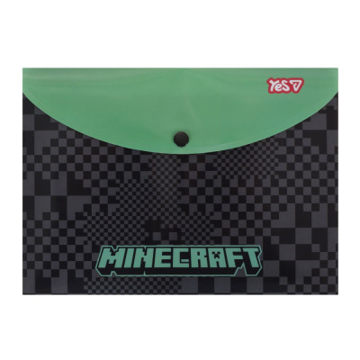 Папка-конверт на кнопці B5 "Yes" /492341/ "Minecraft Creeper" (12/120)