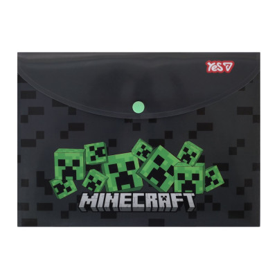 Папка-конверт на кнопці B5 "Yes" /492000/ "Minecraft Creepers" (12/120)