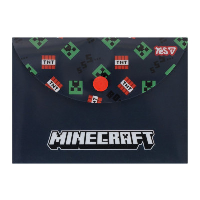 Папка-конверт на кнопці B7 "Yes" /492001/ "Minecraft TNT" (10/200)