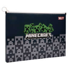 Папка-конверт з бігунком А4 "Yes" /492349/ "Minecraft Creepers" (12/72)