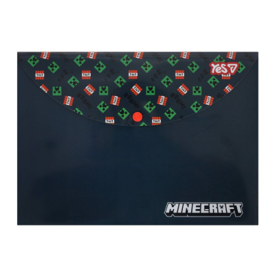 Папка-конверт на кнопці А4 "Yes" /492335/ "Minecraft TNT" (12/60)