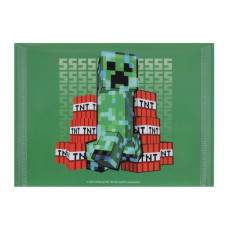Папка-конверт на кнопці B6 "Yes" /492003/ "Minecraft Creeper" (10/200)