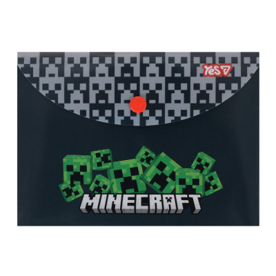 Папка-конверт на кнопці B6 "Yes" /492344/ "Minecraft Creepers" (10/200)