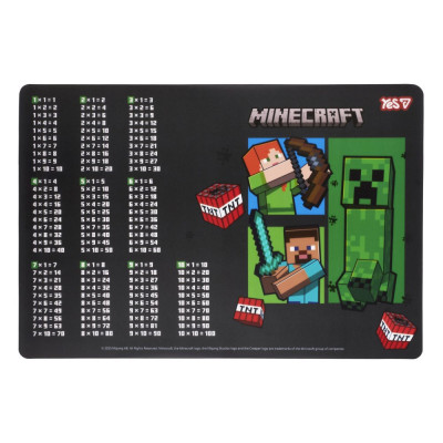Підкладка настільна "YES" /492362/ "Minecraft.TNT" табл. множ. 42*29см (1/10/200)