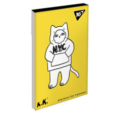 Блокнот А7/48 # склейка "YES" /151936/ "Tattoo cats" (1/40/320)