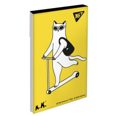 Блокнот А7/48 # склейка "YES" /151936/ "Tattoo cats" (1/40/320)