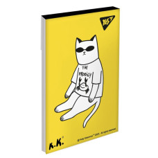 Блокнот А7/48 # склейка "YES" /151936/ "Tattoo cats" (1/40/320)