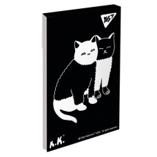 Блокнот А7/48 # склейка "YES" /151936/ "Tattoo cats" (1/40/320)