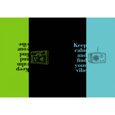 Блокнот A5/96 "4PROFI" /905256/ ## "Two in One" blue/green, інтегр., мат/лам, виб.лак, 70г. (1/10)