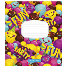 Зошит уч. "Школярик" 12арк.== /3140L/ "Smartbook" (нейт) (30/300)