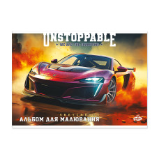 Альбом для малювання А4/30 "Бріск" /АВ-16/ 100 г/м²,  ВД-лак (12/120)