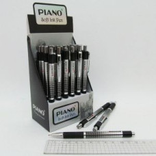 Ручка кулькова автомат. "PIANO" PТ-189 синя (24)