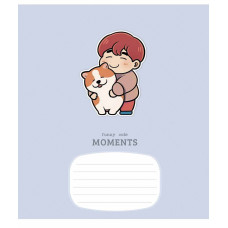 Зошит уч. "Школярик" 12арк.== /3267L/ "Fany cute moment" виб.УФ-лак (дівчинка) (30/300)