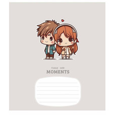 Зошит уч. "Школярик" 12арк.== /3267L/ "Fany cute moment" виб.УФ-лак (дівчинка) (30/300)