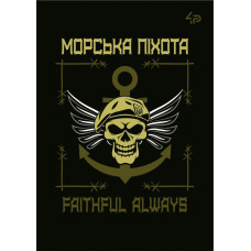Блокнот A6/40 "4PROFI" /509520/ ## Захисники "Морська піхота",  мат/лам, Уфлак (1/100)
