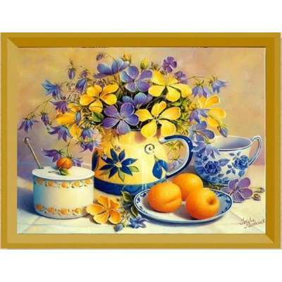 Алмазна мозаїка "Go to art" /189063/ "Натюрморт" 21*25 см на картоні 5D