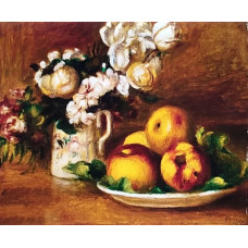 Алмазна мозаїка "Go to art" /189702/ "Яблука та квіти" 30*40 см на підрамнику