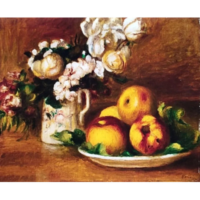 Алмазна мозаїка "Go to art" /189702/ "Яблука та квіти" 30*40 см на підрамнику