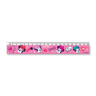 Лінійка 20см "YES" /370621/ "Minnie Mouse" (1/20/100/1000)