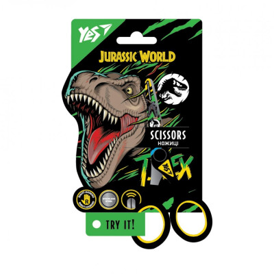 Ножиці "Yes" 13см /480418/ "Jurassic World"  з принтом на лезі (1/12/360)