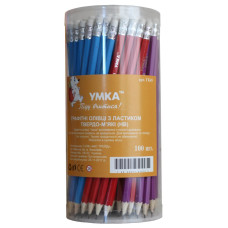 Олівець пр. "УМКА" /ГК45/ HB з гумкою (100/400/2000)