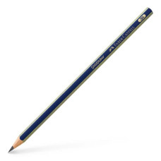 Олівець пр. "Faber-Castell" /1221/112513/ 3Н GOLDFABER синьо-золотий (12/72)