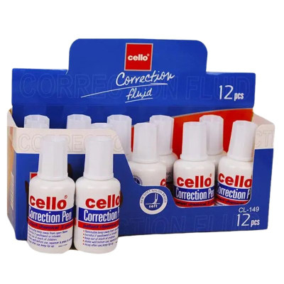 Коректор з пензликом "Cello" /CL149/ 12мл  (12/288)