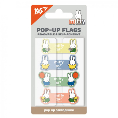 Індекс регістри Pop-up "YES" /170444/ "Miffy", пластик, 80 шт (1/24/288)