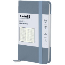 Блокнот "Axent" /8301-62-A/ Partner, 95*140, 96арк, кліт, сіра (1/25/50)
