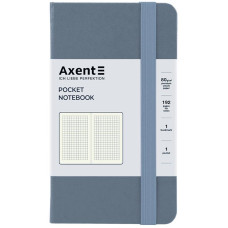 Блокнот "Axent" /8301-62-A/ Partner, 95*140, 96арк, кліт, сіра (1/25/50)