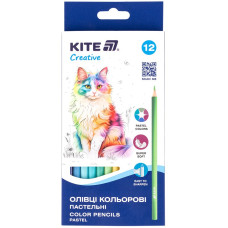 Олівці кольорові "Kite" 12 кол. /K-451/ Kite Creative Pastel (1/12)