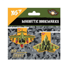 Закладки магнітні "YES" /708112/ "Military", 2шт (1/10/500)