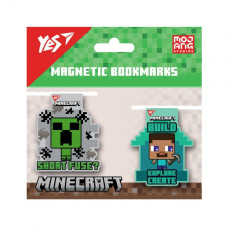 Закладки магнітні "YES" /708102/ "Minecraft friends", 2шт (1/10/500) Закладки магнітні "YES" /708102/ "Minecraft friends", 2шт (1/10/500)