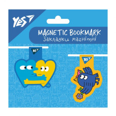 Закладки магнітні "YES" /708125/ "Stand with Ukraine", 2шт (1/10/500)