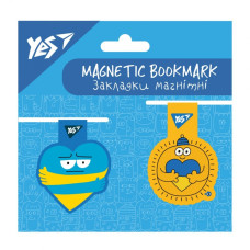 Закладки магнітні "YES" /708125/ "Stand with Ukraine", 2шт (1/10/500)