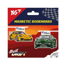 Закладки магнітні "YES" /708118/ "Super Street drift", 2шт (1/10/500)