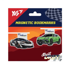 Закладки магнітні "YES" /708118/ "Super Street drift", 2шт (1/10/500)