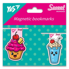Закладки магнітні "YES" /708114/ "Sweet Cream Cake", 2шт (1/10/500) Закладки магнітні "YES" /708114/ "Sweet Cream Cake", 2шт (1/10/500)