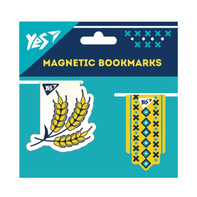 Закладки магнітні "YES" /708123/ "Ukraine", 2шт  (1/10/500)