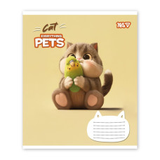 Зошит уч. "YES" 12арк.# /768700/ "Cat and pets" (25/500)