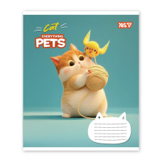Зошит уч. "YES" 12арк.# /768700/ "Cat and pets" (25/500)