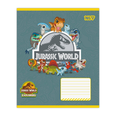 Зошит уч. "YES" 12арк.# /768711/ "Jurassic World. Dino" (25/500)
