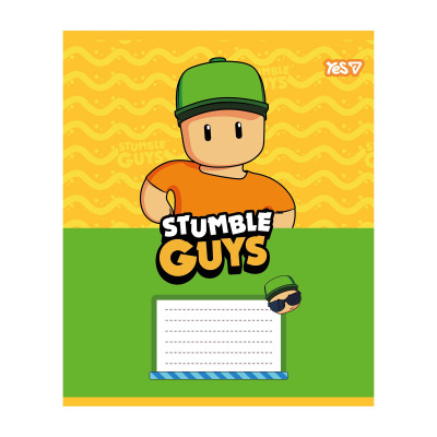 Зошит уч. "YES" 12арк.== /768729/ "Stumble Guys" (25/500)