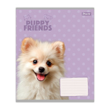 Зошит уч. "1B" 12арк.// /768778/ "Puppy friends" (25/500)