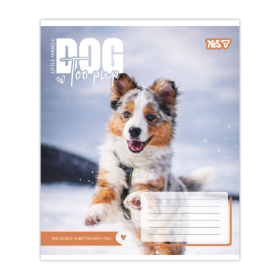 Зошит уч. "YES" 12арк.// /768733/ "Dog too pup" (25/500)