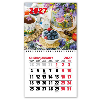 Календар на магніті 2027 "ЕУ" /MKL27-24/ 110*200 мм (10)