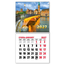 Календар на магніті 2027 "ЕУ" /MKL27-48/ 110*200 мм (10)