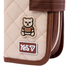 Пенал м'який "YES" /533802/  PH-37 Bear Friend 22*9,5*6см (1/96)
