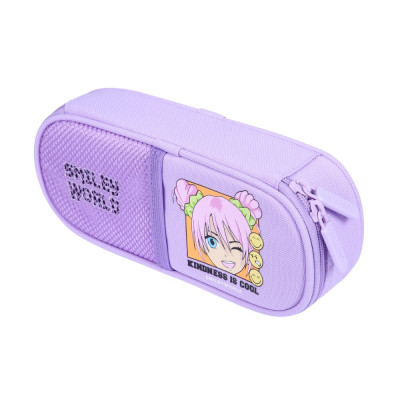Пенал-бокс "YES" /533779/  PH-30 Smiley World. Anime 22*9*5см (1/96)